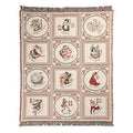 12 Days of Christmas Jacquard Blanket