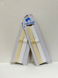 2 Add a Bow Elastic Babybands Tan and White, Assorted Sizes
