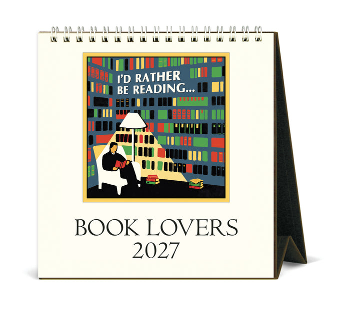 2027 Cavallini & Co. Book Lovers Desk Calendar- NEW for 2027