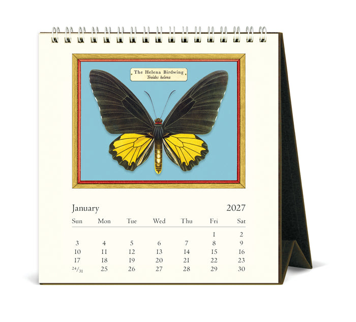 2027 Cavallini & Co. Butterflies Desk Calendar
