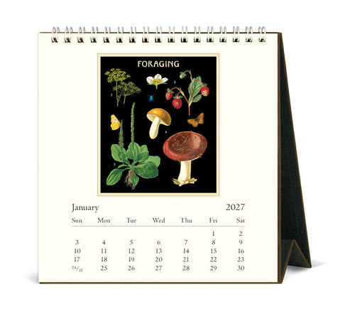 2027 Cavallini & Co. Foraging Desk Calendar