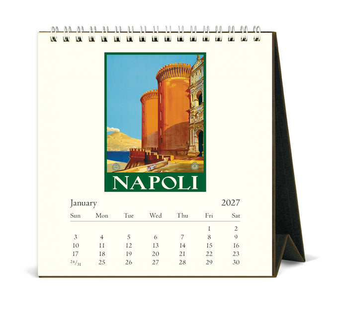 2027 Cavallini & Co. Italy Desk Calendar