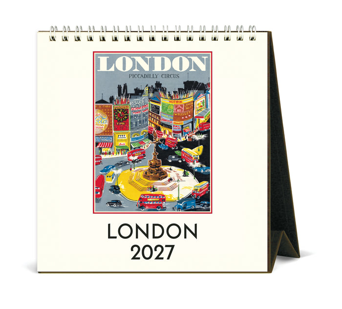 2027 Cavallini & Co. London Desk Calendar