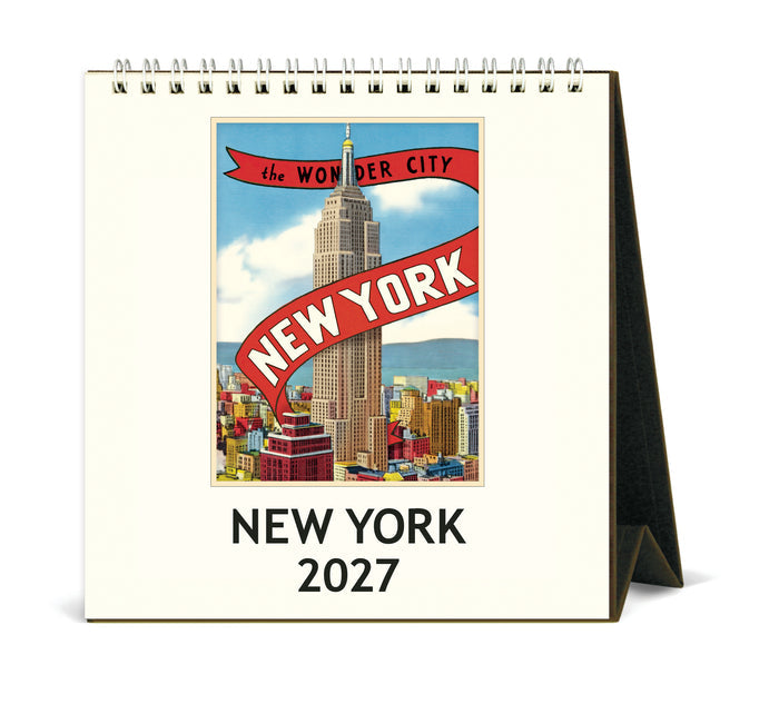 2027 Cavallini & Co. New York Desk Calendar