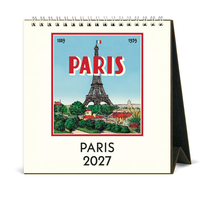 2027 Cavallini & Co. Paris Desk Calendar