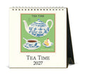 2027 Cavallini & Co. Tea Time Desk Calendar