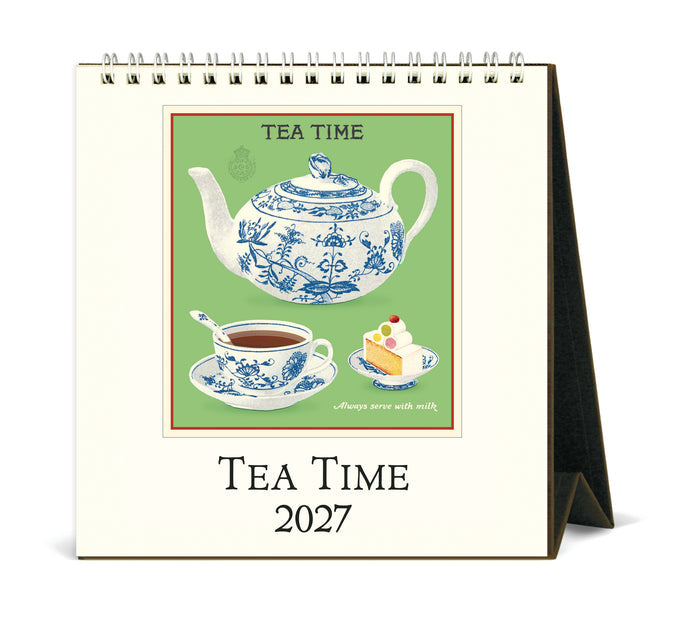 2027 Cavallini & Co. Tea Time Desk Calendar