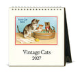 2027 Cavallini & Co. Vintage Cats Desk Calendar