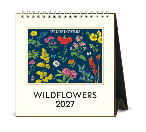 2027 Cavallini & Co. Wildflowers Desk Calendar