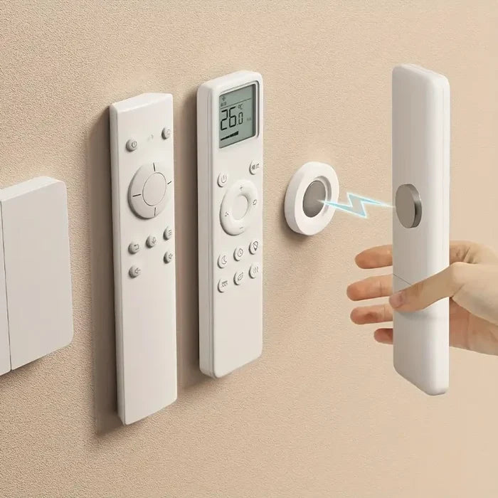 3pcs No Drill Magnetic Remote Holder