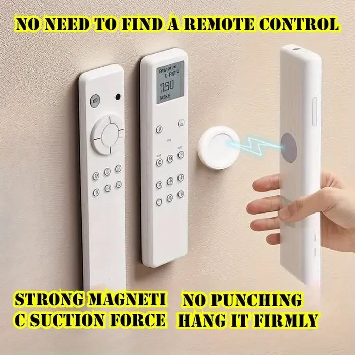 3pcs No Drill Magnetic Remote Holder