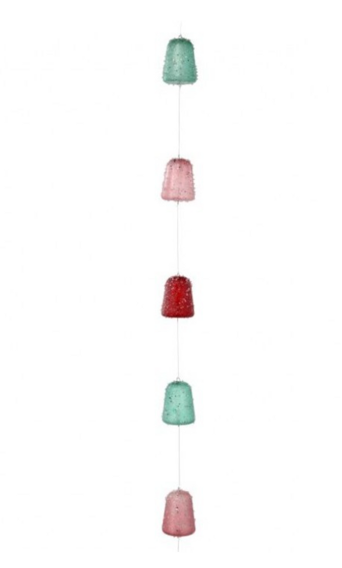 46" Iced Gumdrop Ornament Garland