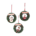 5.5" Sisal Wreath Ornament, Assorted Styles
