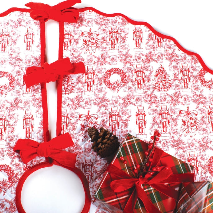 8 Oak Lane | Classic Nutcracker Quilted Tree Skirt