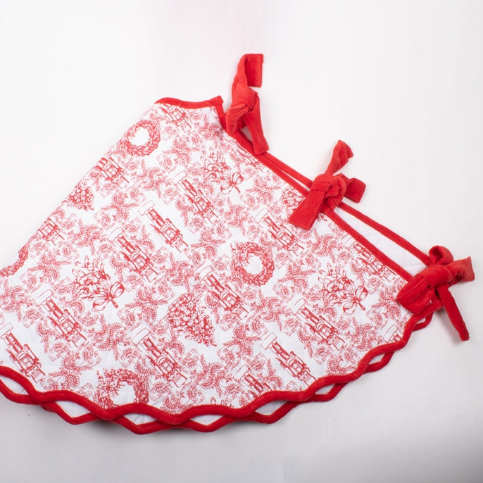 8 Oak Lane | Classic Nutcracker Quilted Tree Skirt