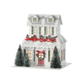 9" LED Battery Christmas Snowman House