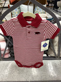 Creative Knitwear | Striped Polo Bodysuit