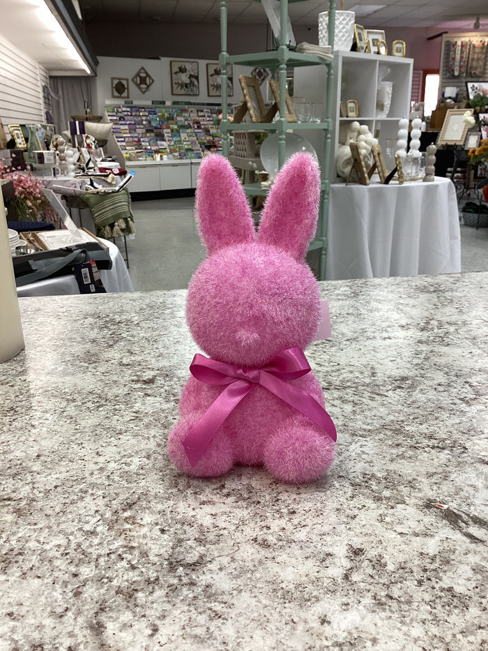 180 Degrees| Flocked Sitting Bunny-small