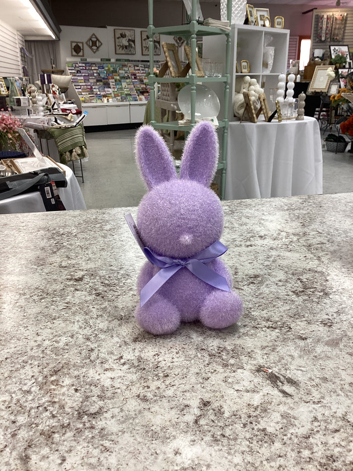 180 Degrees| Flocked Sitting Bunny-small