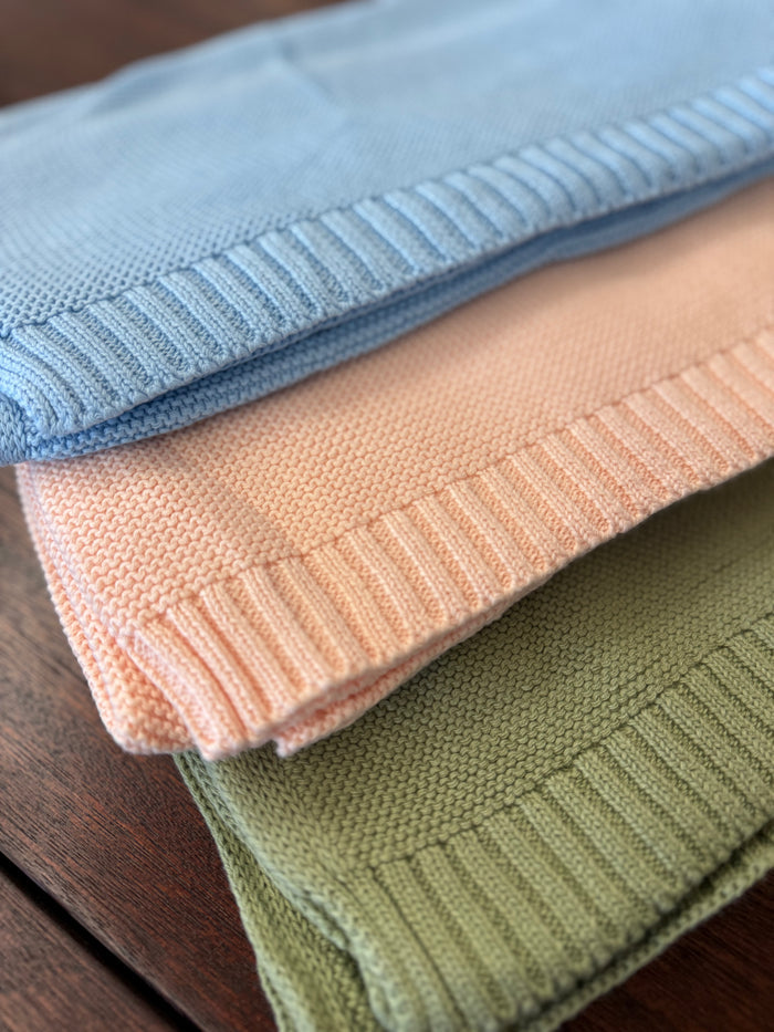 Nap Time Cotton Blankets, Assorted Colors