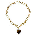 Accessory Concierge | Marble Heart Charm Necklace