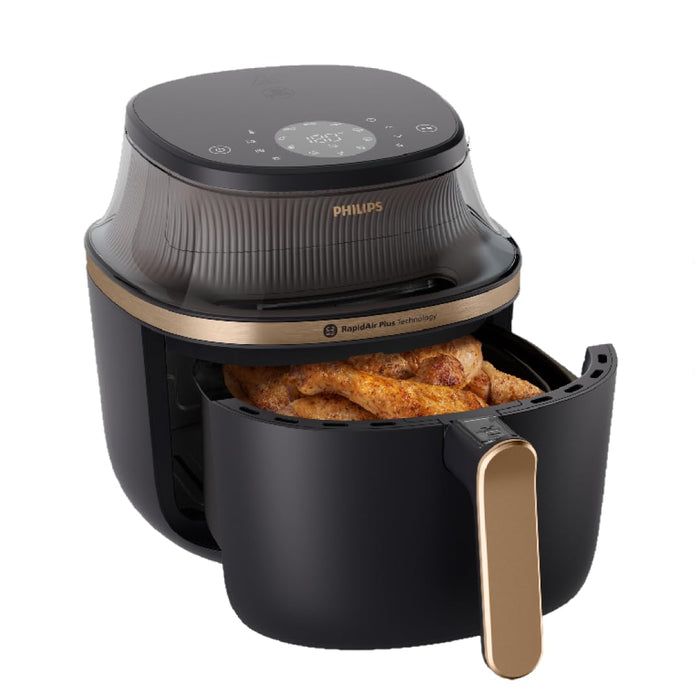Air Fryer 7.2L 2000W 16-in-1 RapidAir Plus Cooking Window Black