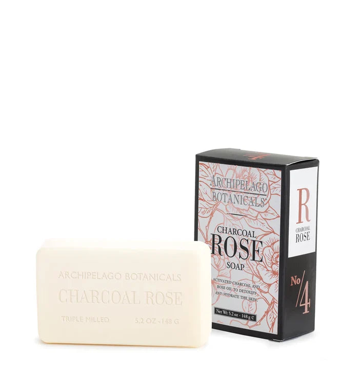 Archipelago Botanicals | Bar Soap Charcoal Rose