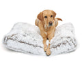 Arctic Shag Rectangular Faux Fur Dog Pillow Bed