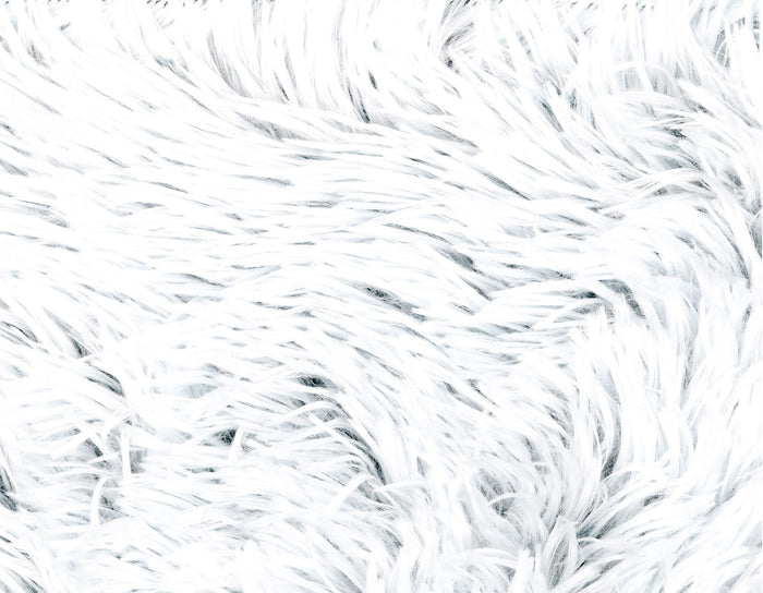 Arctic Shag Rectangular Faux Fur Dog Pillow Bed