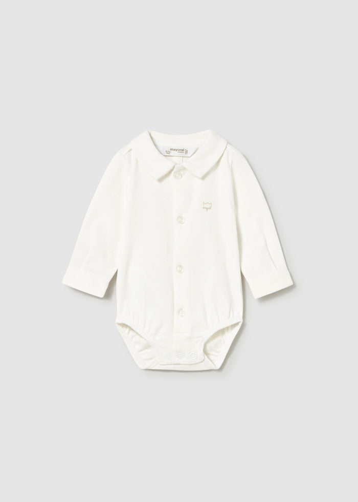 Baby Boy Collard Shirt Body Suit