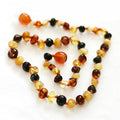 Baltic Amber Multi Circle 11 inch Teething Necklace