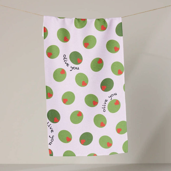 Bar Towel, Olive You