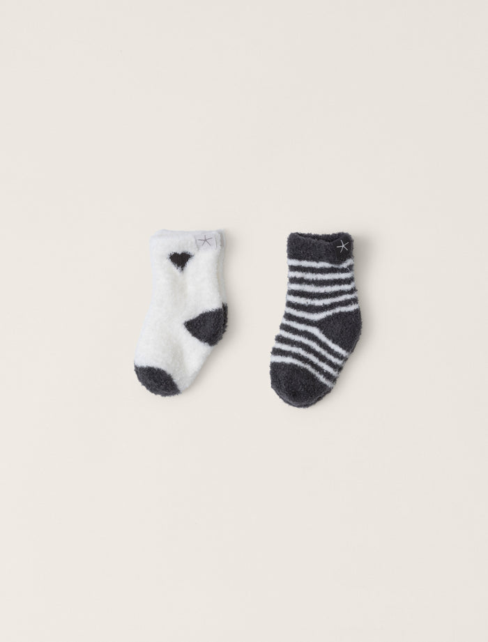 Barefoot Dreams | CCL Baby Heart Sock Set, Assorted Colors