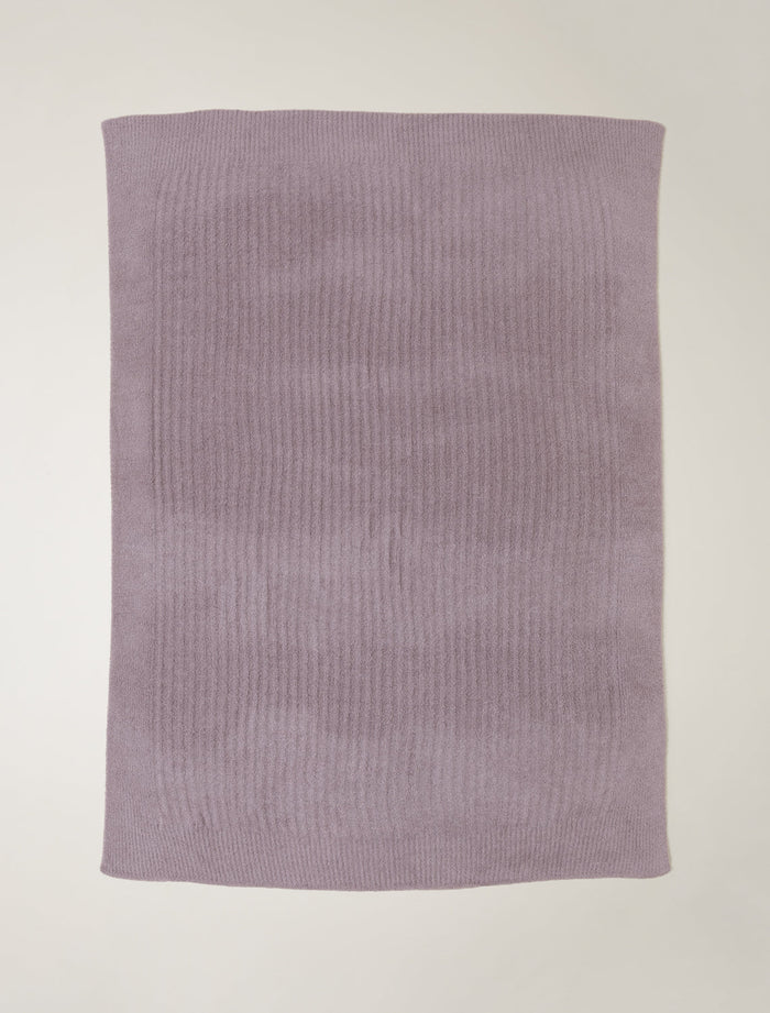 Barefoot Dreams | CCL Ribbed Blanket, 30"x40", Deep Taupe