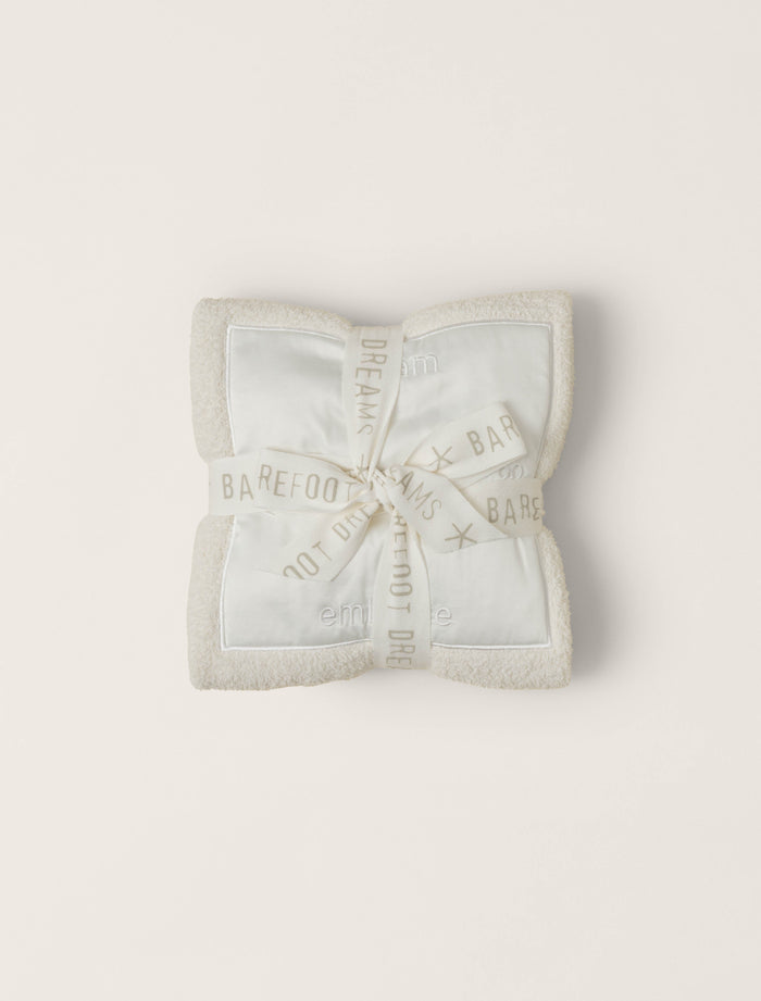 Barefoot Dreams | CozyChic Satin Trim Receiving Blanket