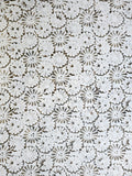 Batik Floating Flower Lokta Paper- Cream