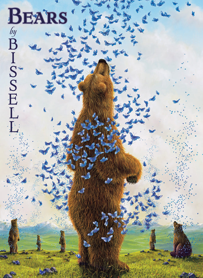Robert Bissell is well know for his portraits of bears, along with rabbits, butterflies, rats, kangaroos, dragonflies, and a host of other animals.