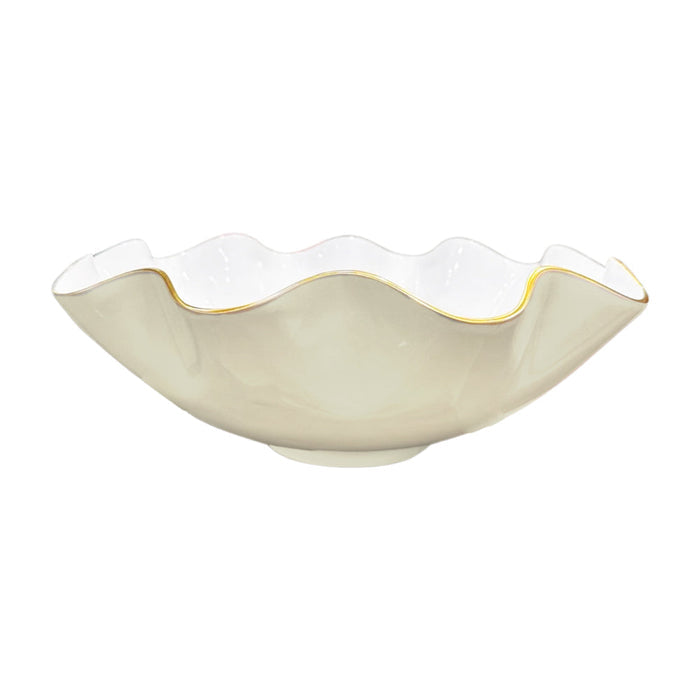 Beatriz Ball | Encanto Carola Extra Large Bowl, Cream & White