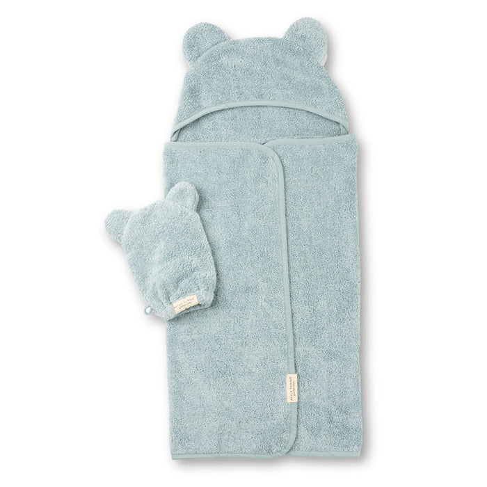Bella Tunno |Hooded Towel + Wash Mitt Set