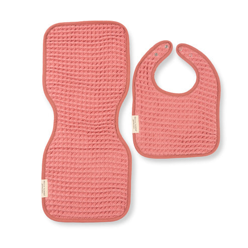 Bella Tunno | Reversible Bib + Burp Set, Watermelon