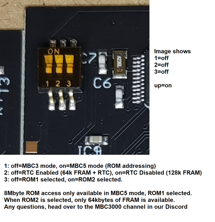 BennVenn MBC3000 Dual (V4) RTC reflashable Gameboy cartridge
