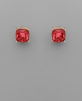 Birthstone Stud Earrings, Assorted Months