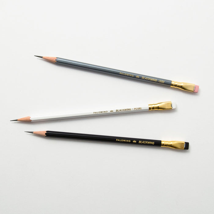 Blackwing standard pencils- grey, pearl, black- one each