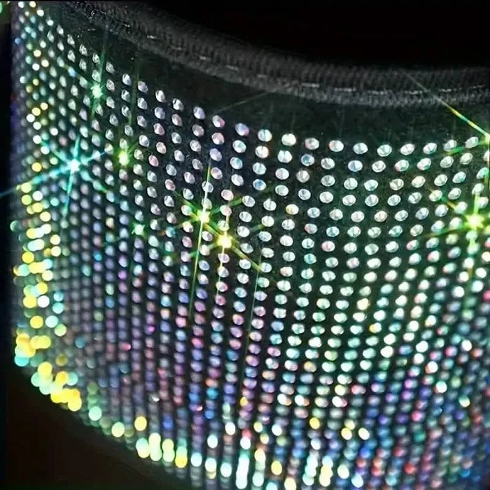 Bling Rhinestones Car Trash Can
