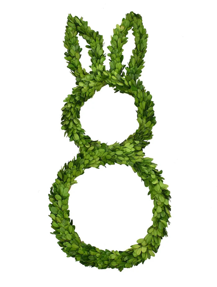 Boxwood Bunny Wreath
