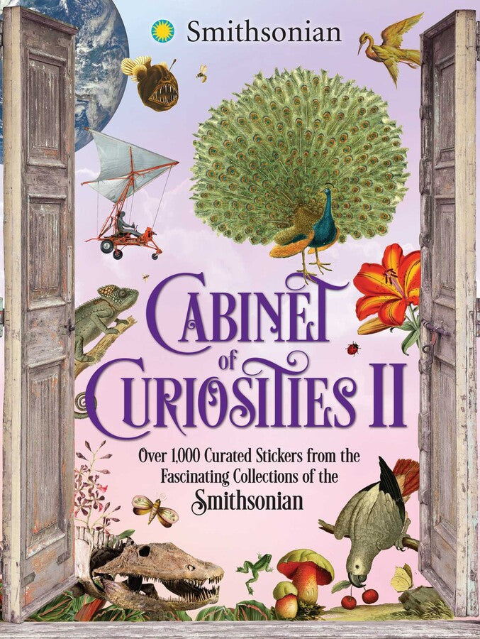 Book cover of 'Cabinet of Curiosities II' with illustrations and Smithsonian logo.