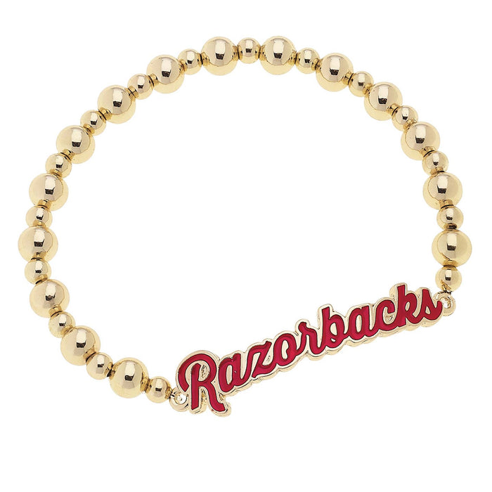 Canvas | AR Razorbacks Autograph Enamel Stretch Bracelet