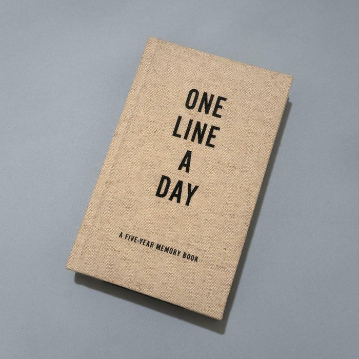 Canvas One Line a Day Guided Journal