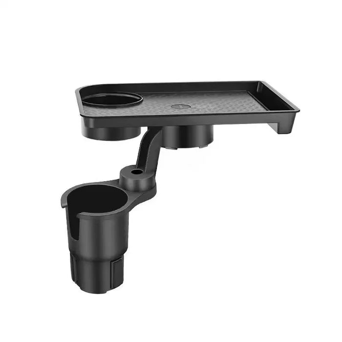 Car Dining Table with Dual Cup Holders | Portable Car Tray for Drinks and Snacks