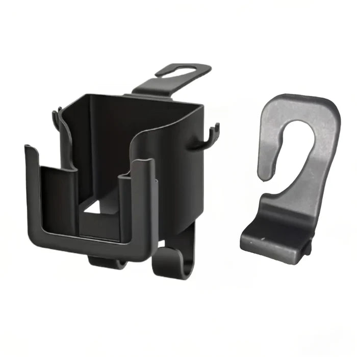 Car Seat Backrest Storage Rack with Cup Holder and Hooks | Space-Saving Car Organizer